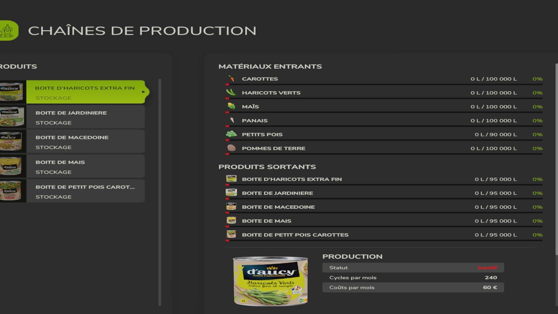 Production of cans
