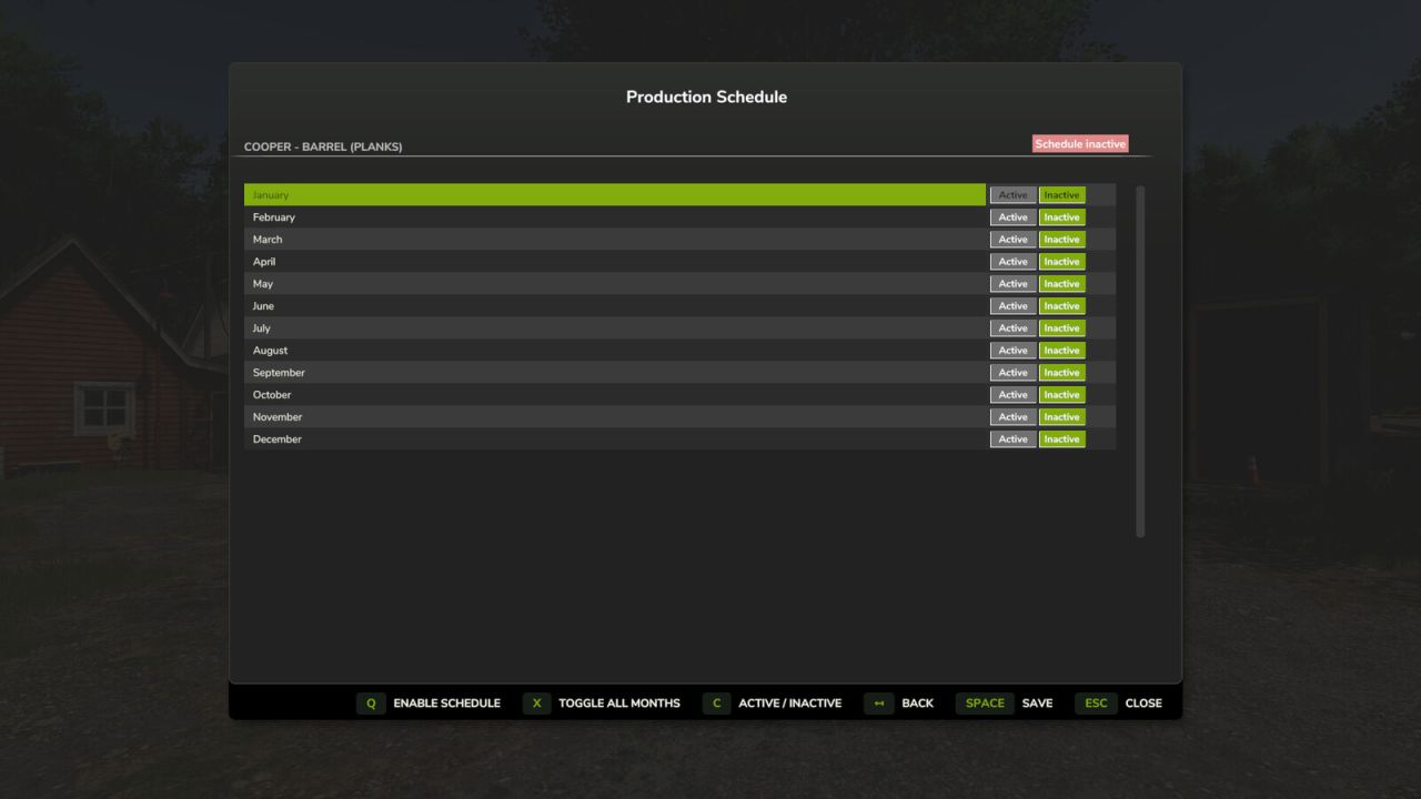 Cronograma de produção