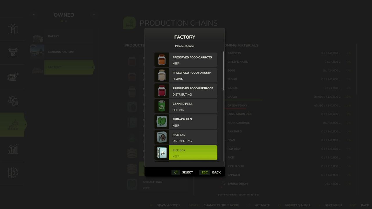 ProductionStorageControl