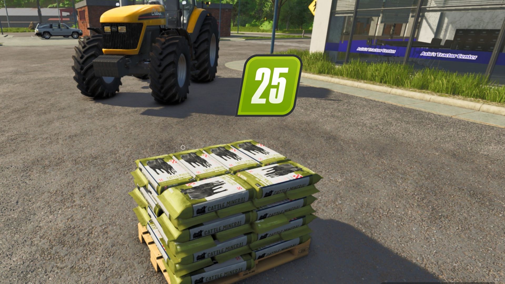 Purina feed mineral pallets