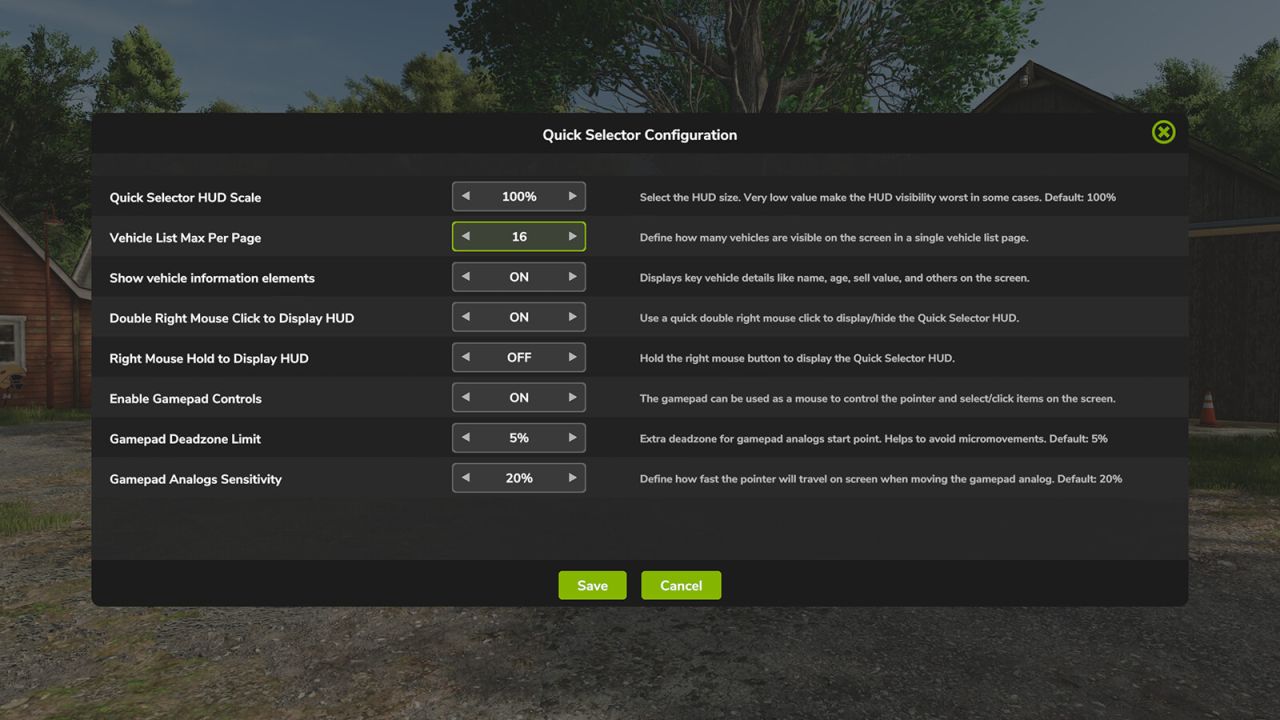 Quick Selector