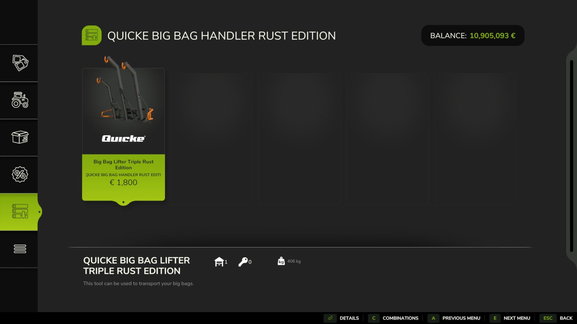 Quicke Lifter Triple Rust Edition