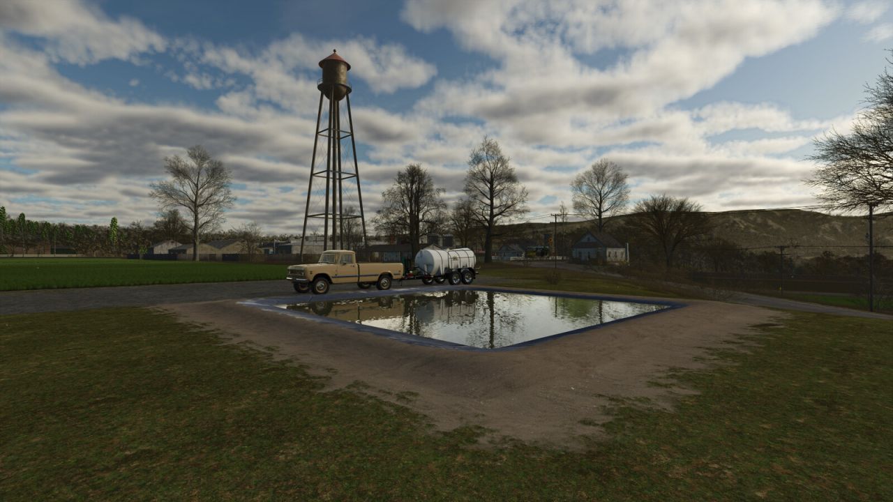 Bassin De Récupération D'eau De Pluie Et De Neige
