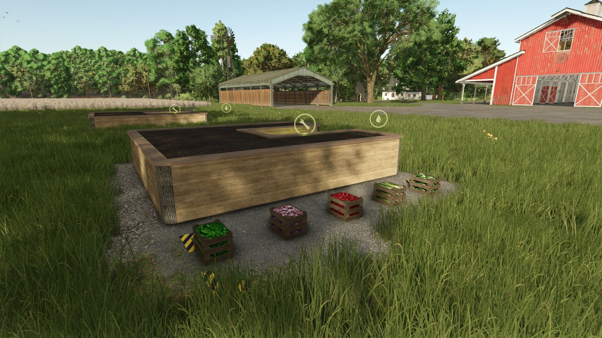 Raised beds