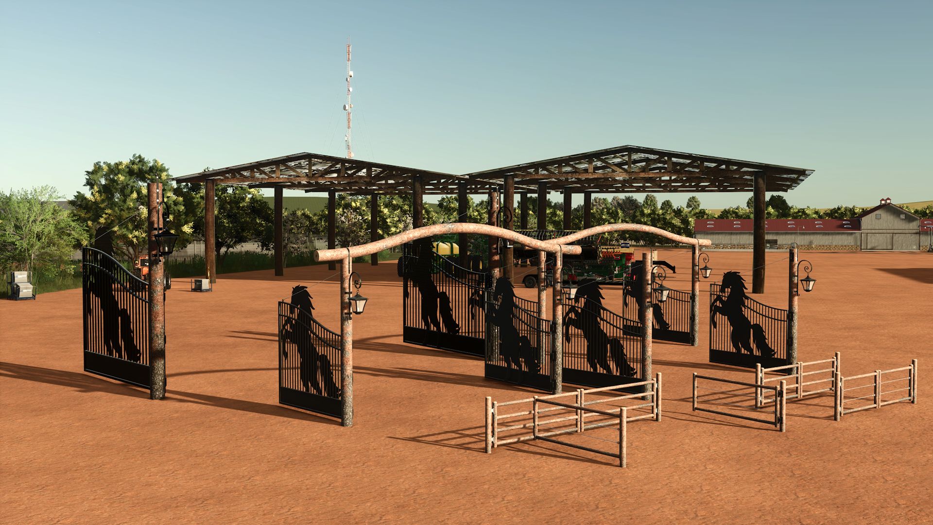 Rancho Fences -pakket FS25 - KingMods