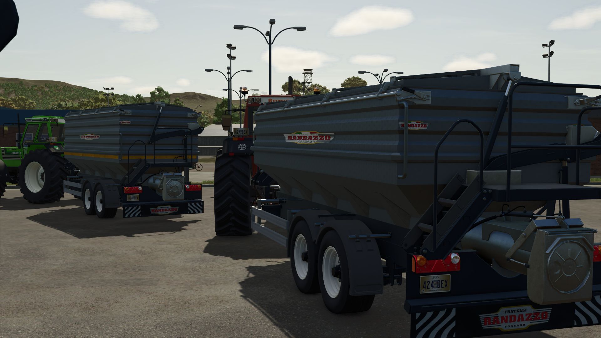 Randazzo 2-axle grape trailer