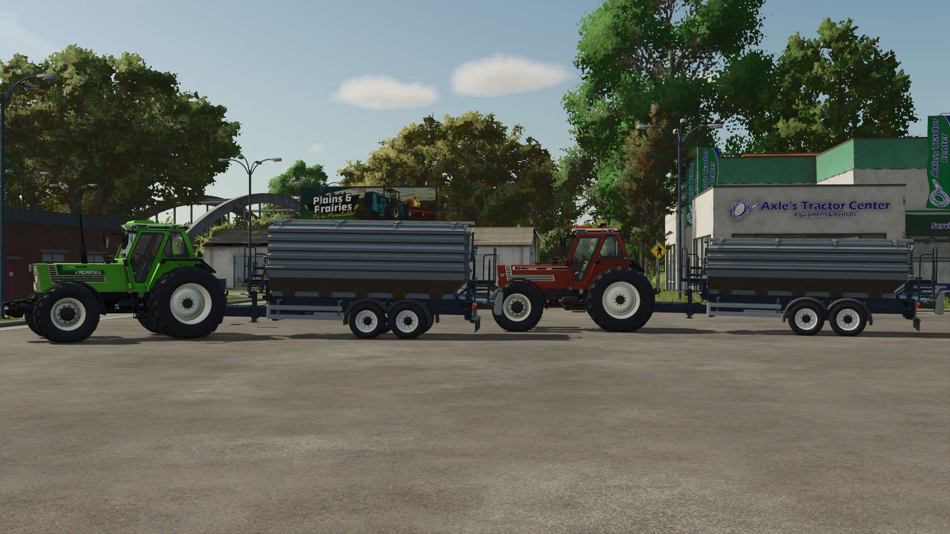 Randazzo 2-axle grape trailer