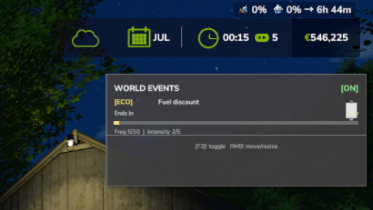 Willekeurige wereldgebeurtenissen