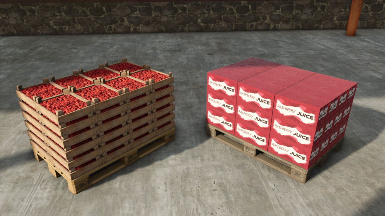 Produzioni di lamponi