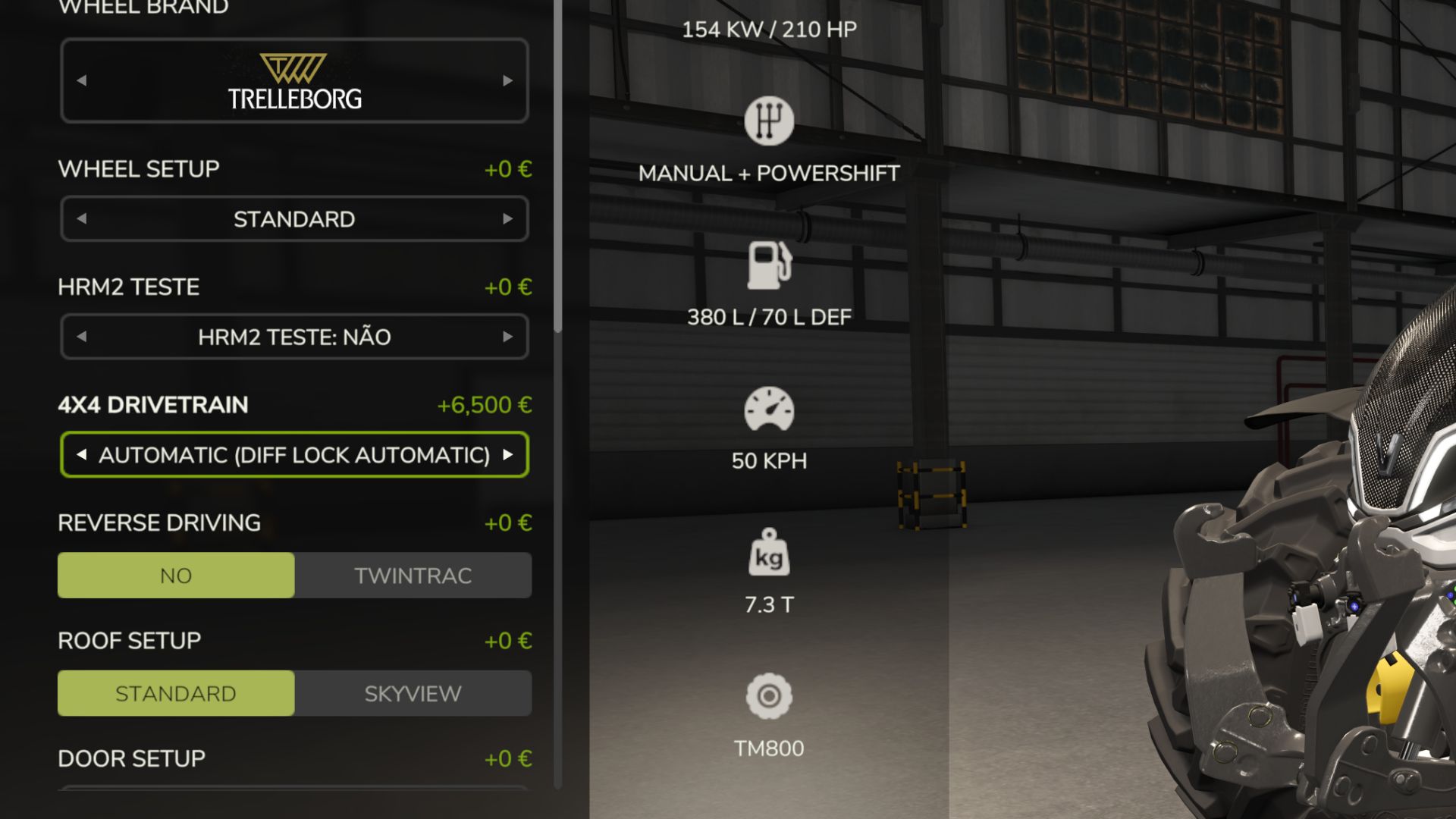 Realistic 4x4 Traction System