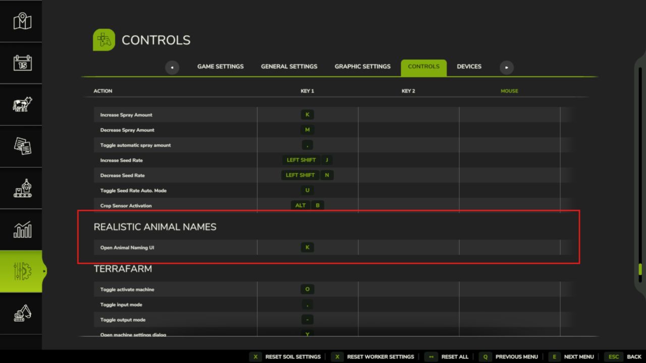 Nomes de animais realistas
