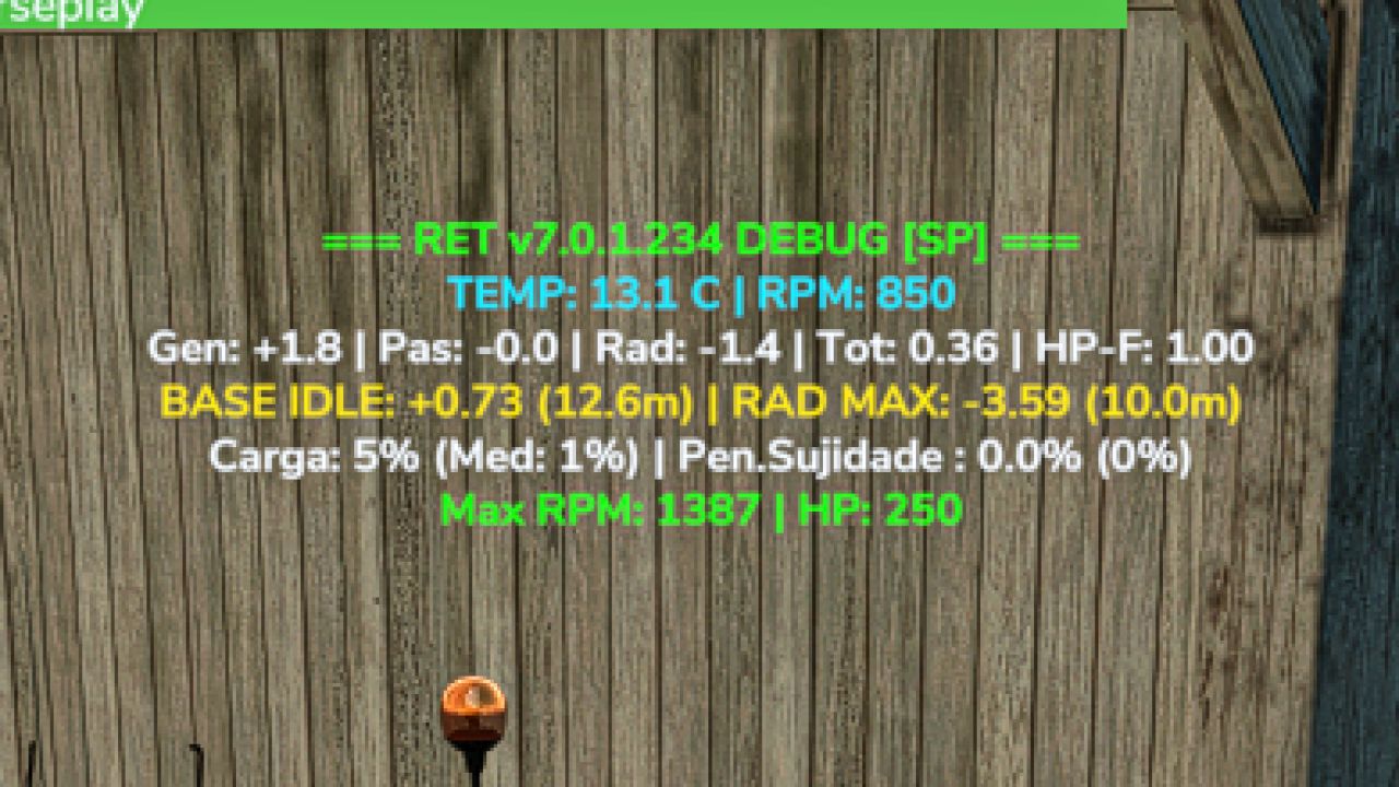 Realistic Engine Temperature