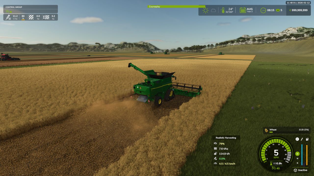 Realistic Harvesting