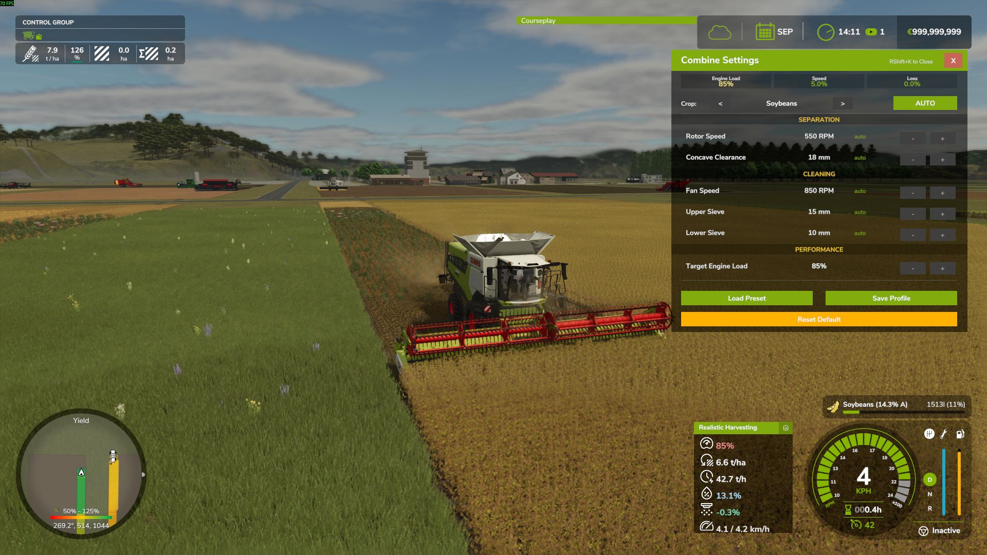 Realistic Harvesting