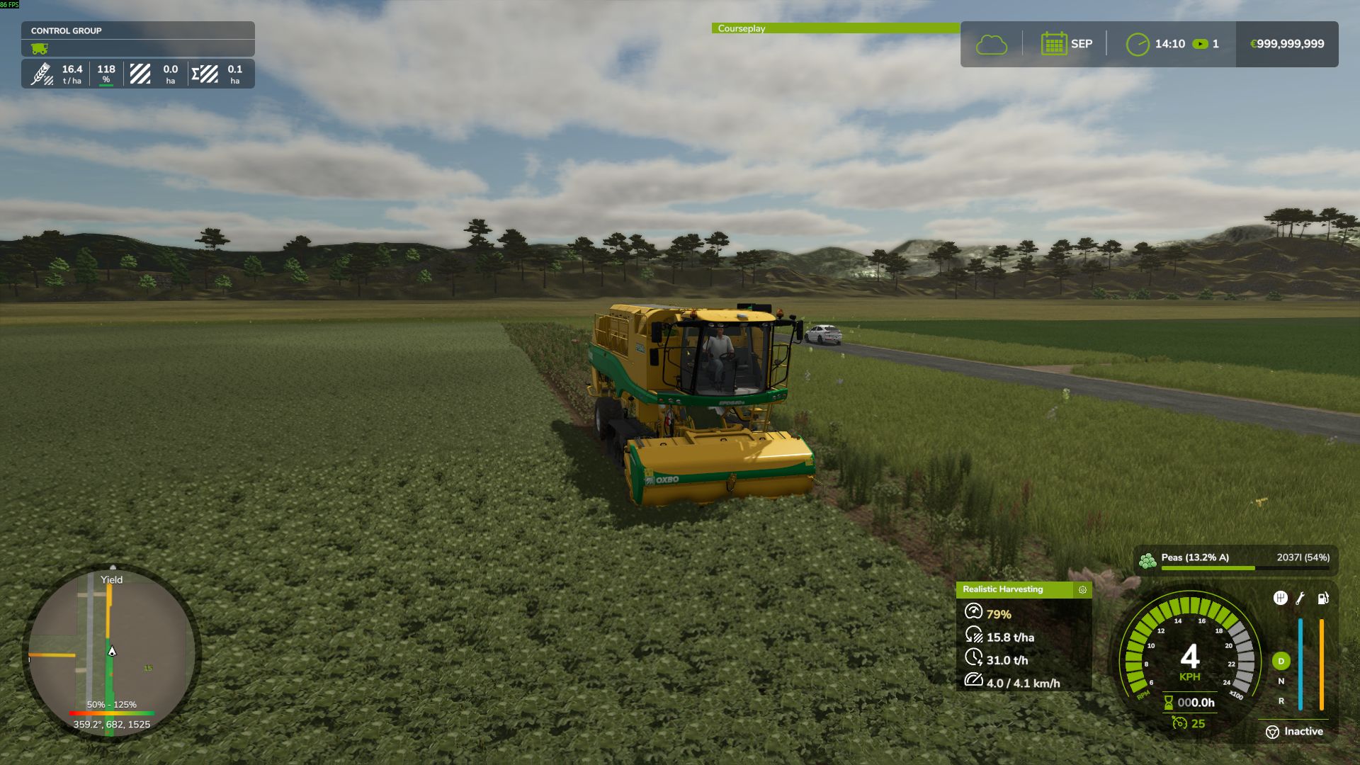 Realistic Harvesting