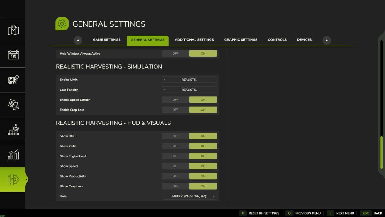 Реалистичная уборка урожая