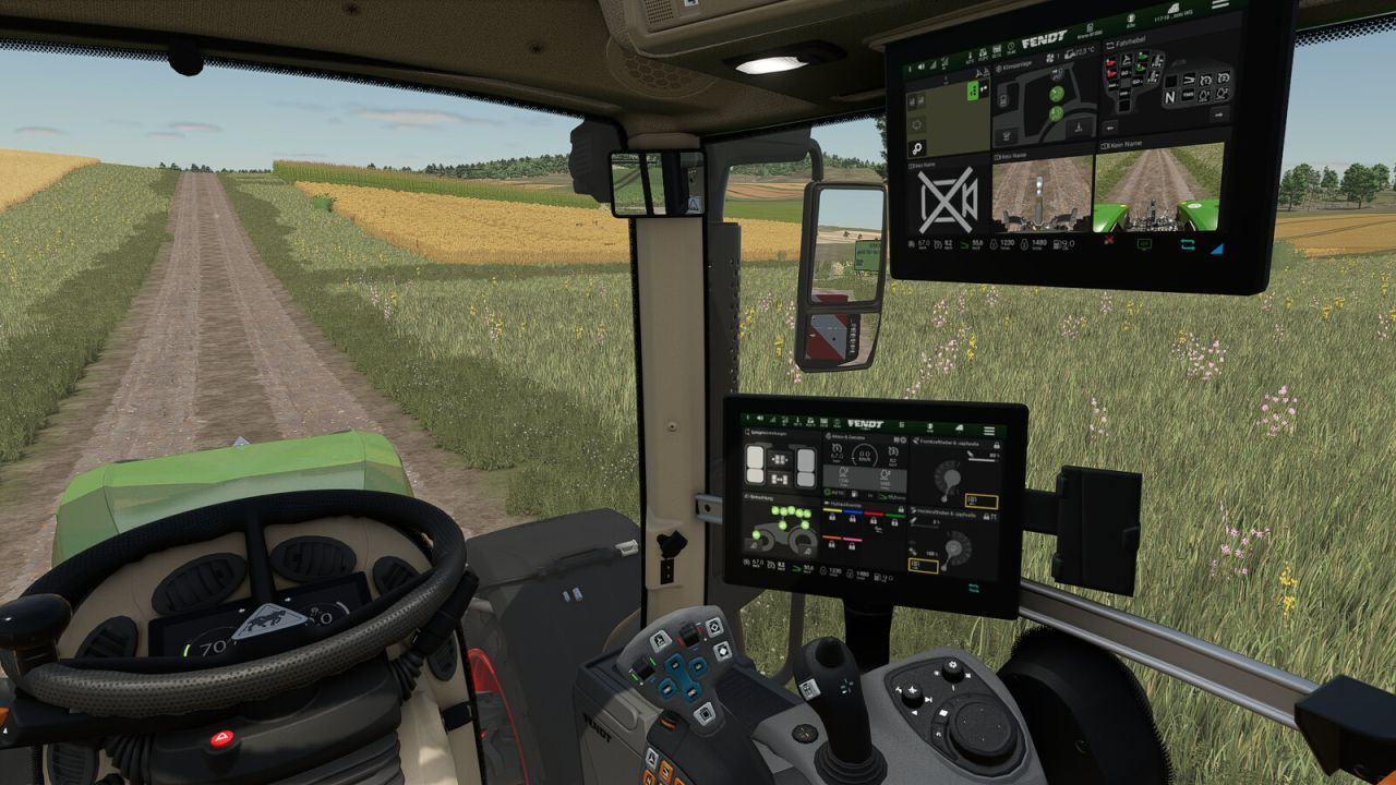 Realistisches Fahren mit Joystick