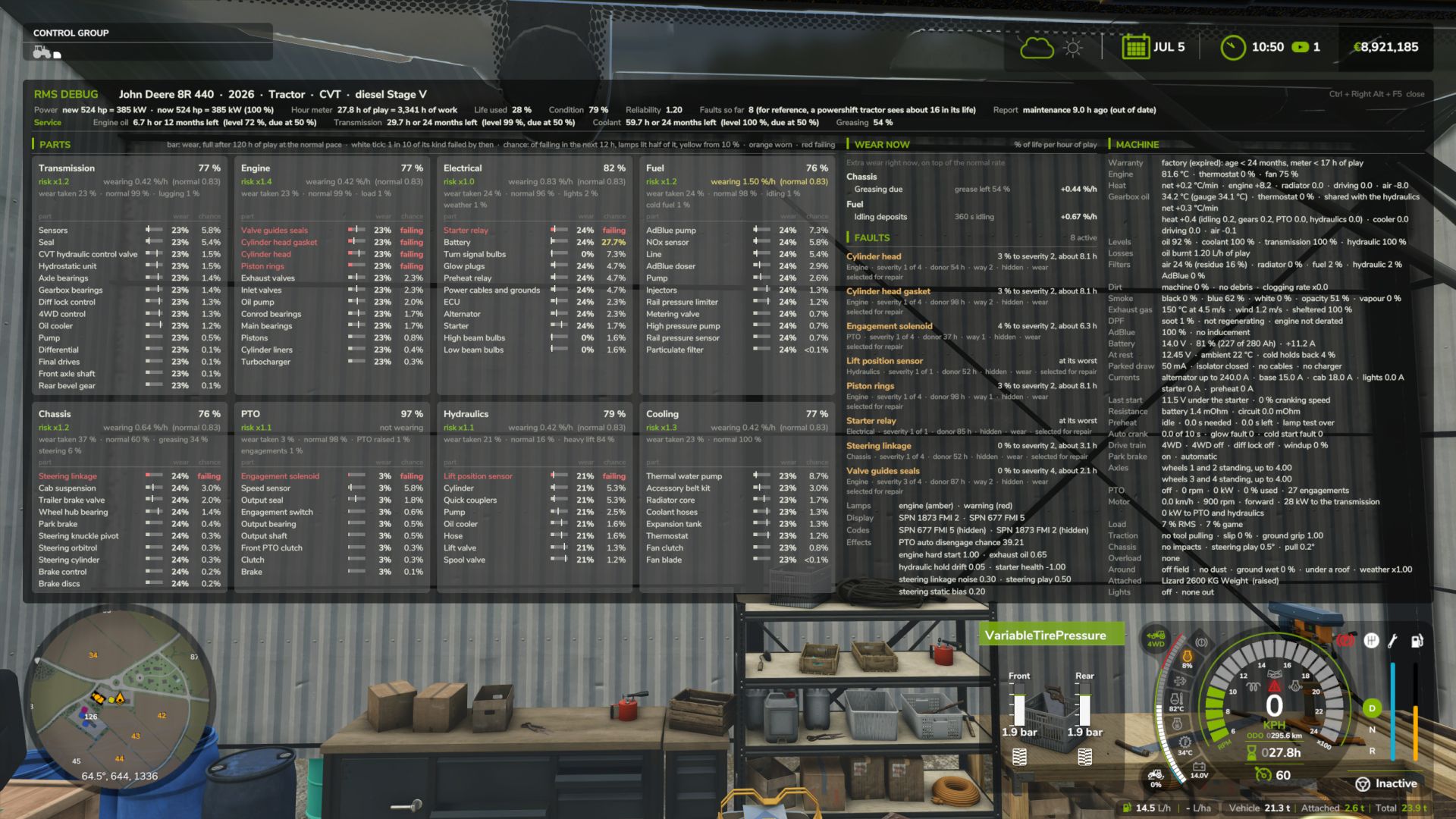 Realistic Mechanical Systems FS25 thumbnail 6