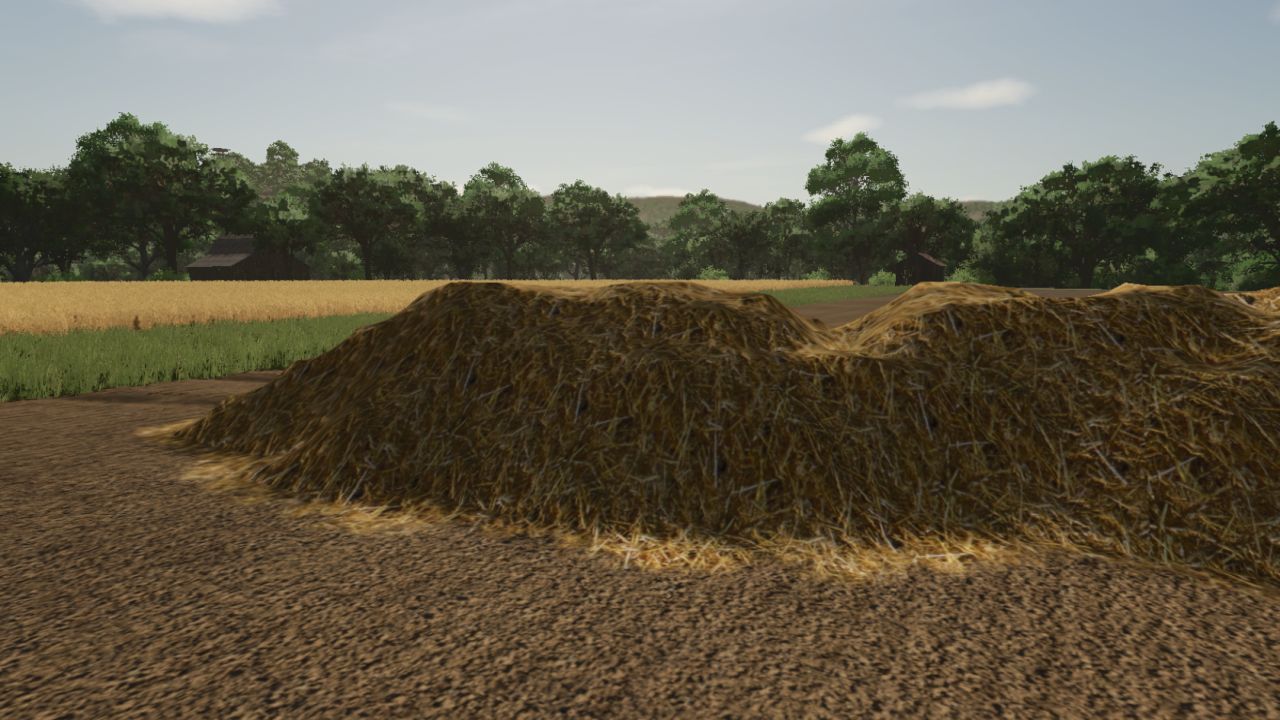 Realistic straw texture
