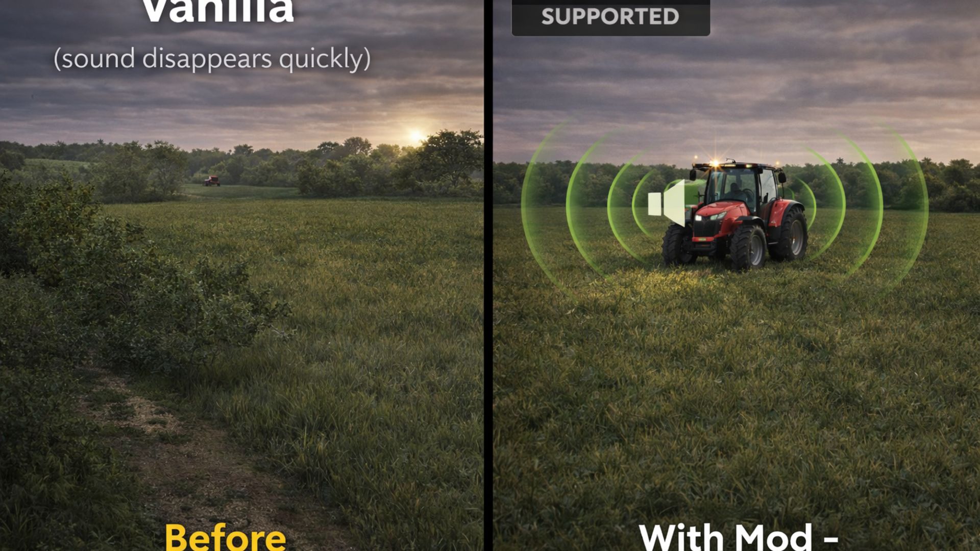 Realistyczna odległość dźwięku pojazdu