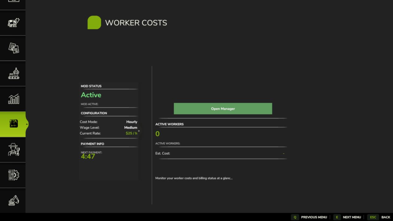 Realistic Worker Costs