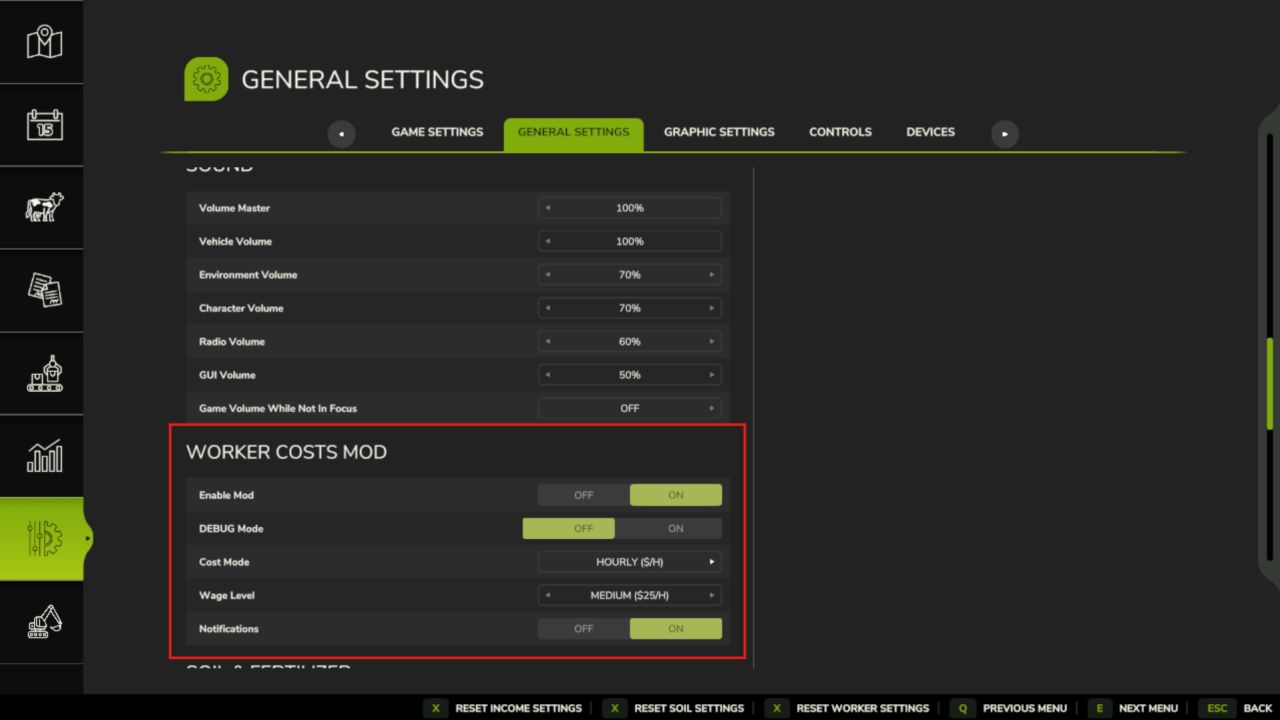Realistic Worker Costs