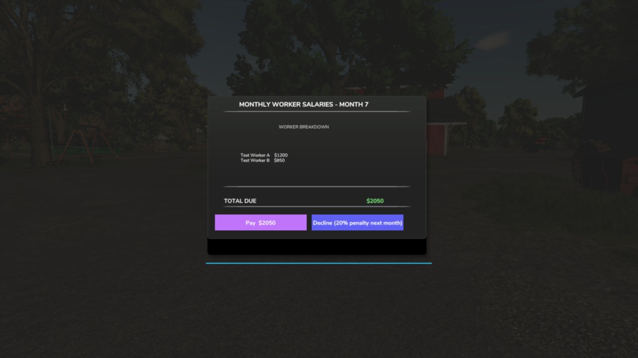 Realistic Worker Costs