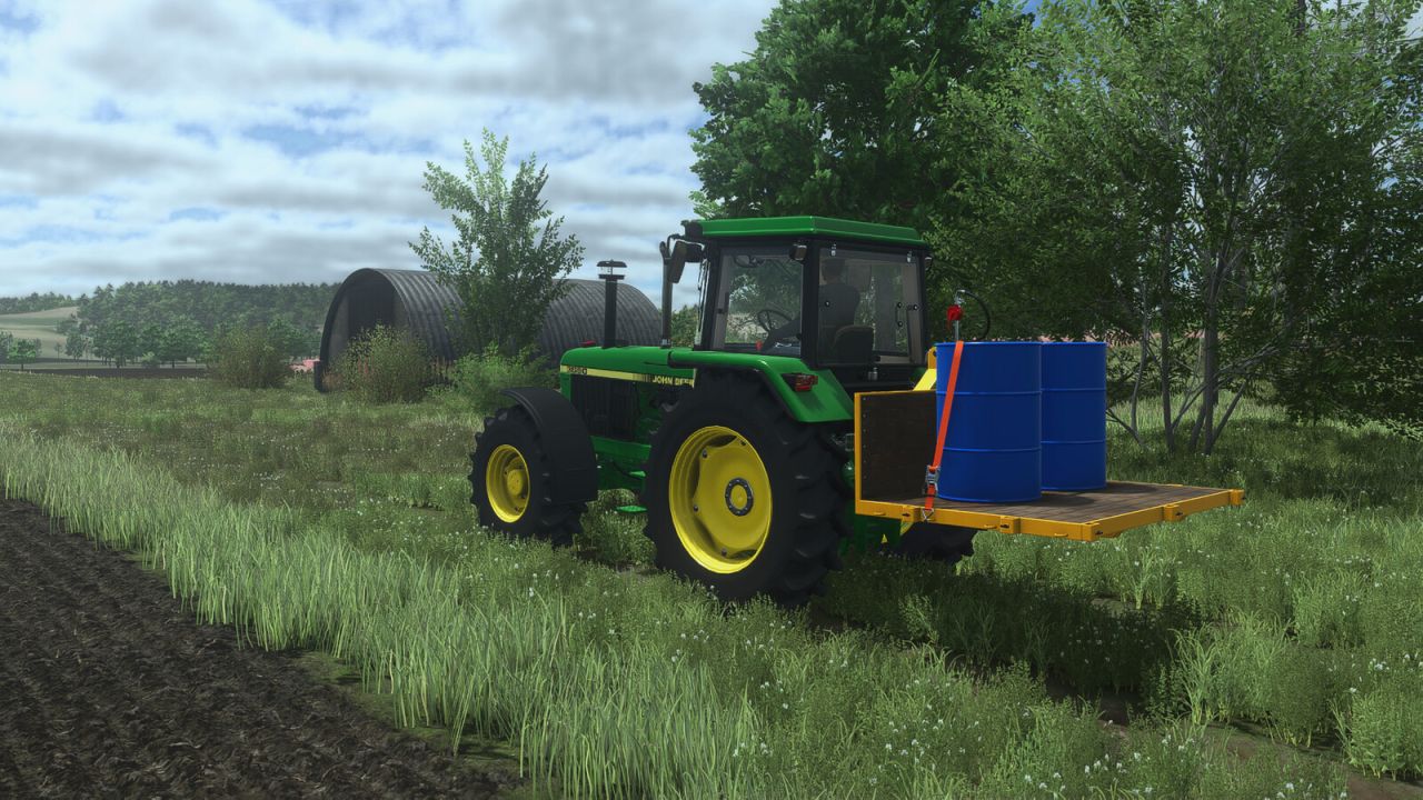 Hintere Landwirtschaftsplattform