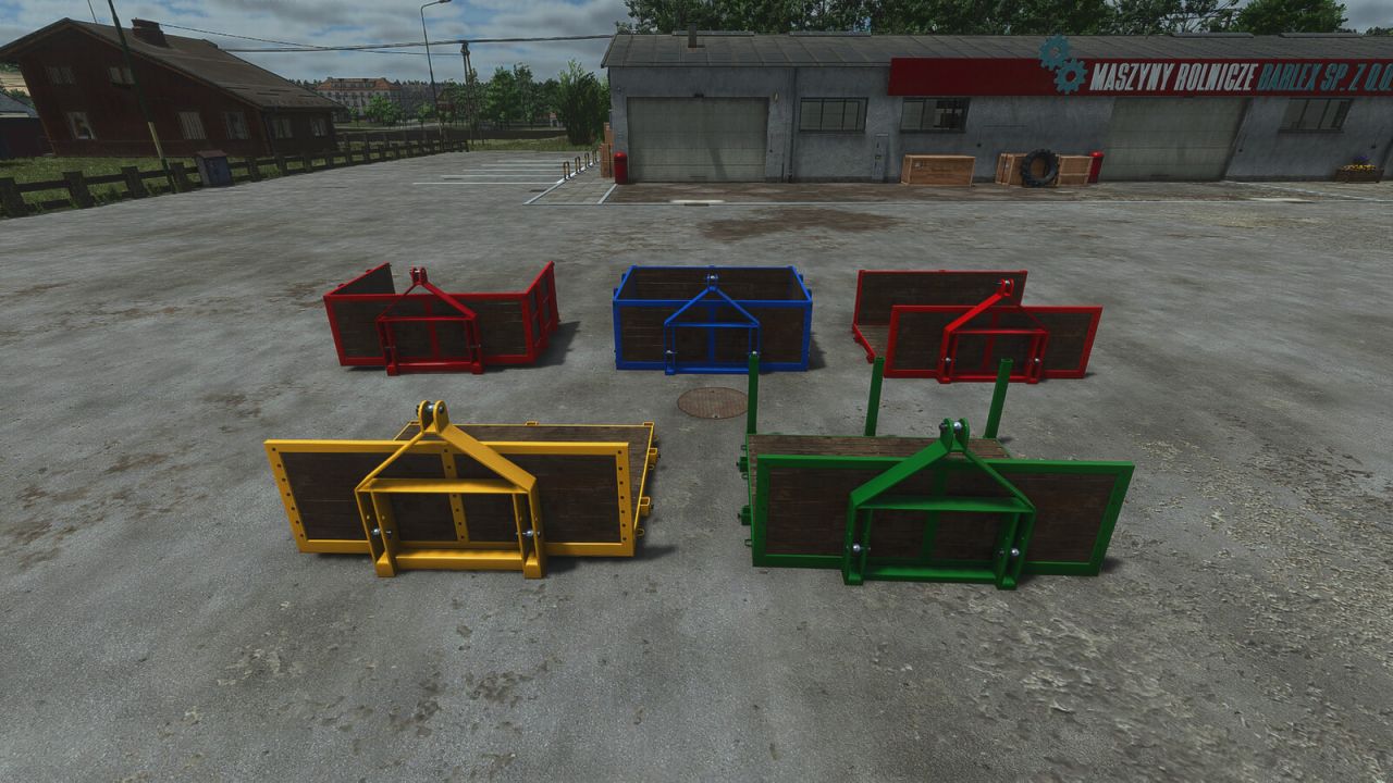 Piattaforma agricola posteriore