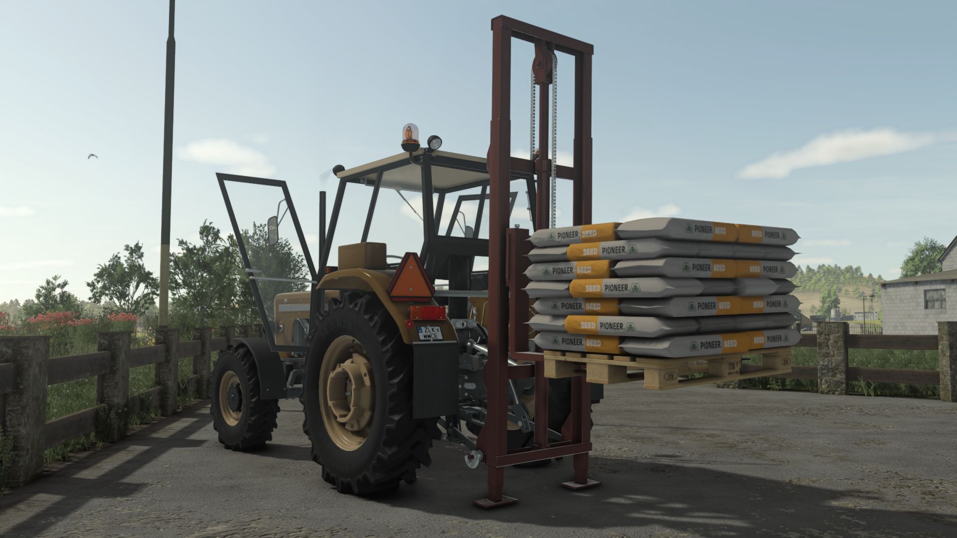 Arka traktör forklift paketi