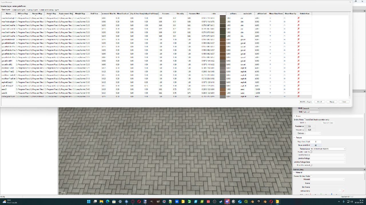 Textura de pavimentadora rectangular prefabricada (Prefab)