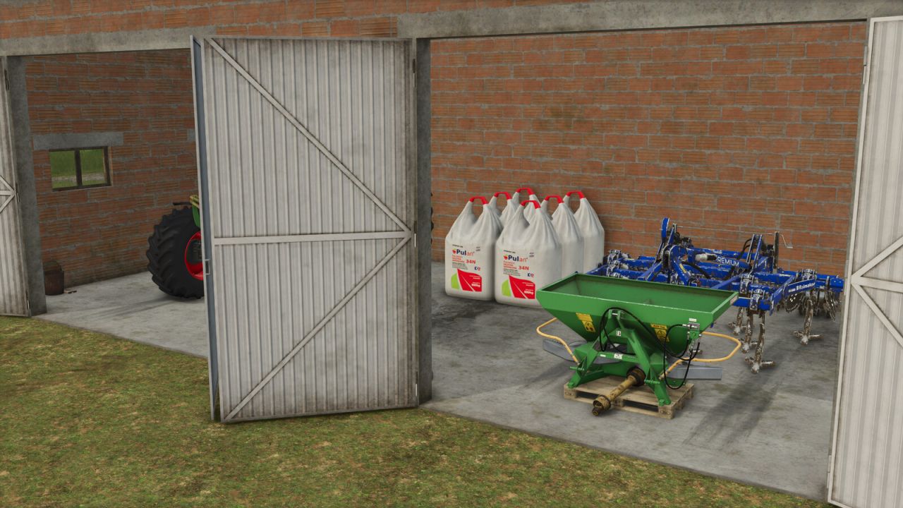 Garagem de Tijolos Vermelhos