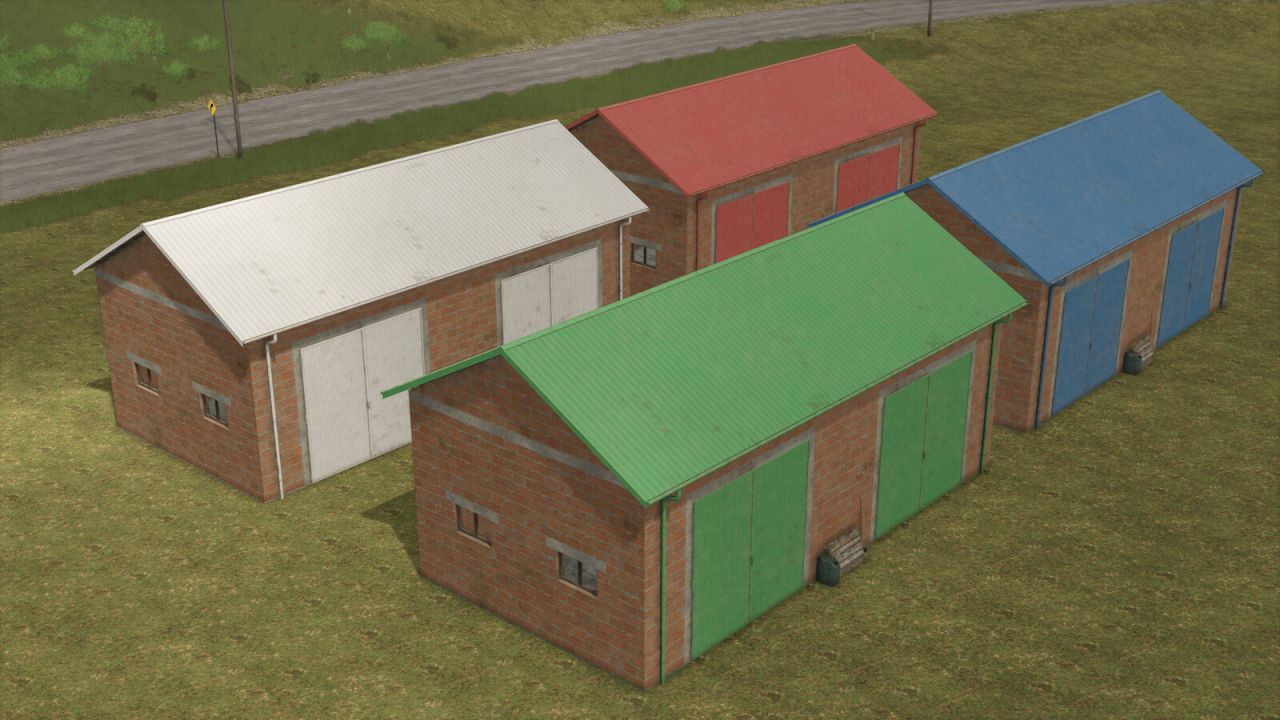 Garagem de Tijolos Vermelhos