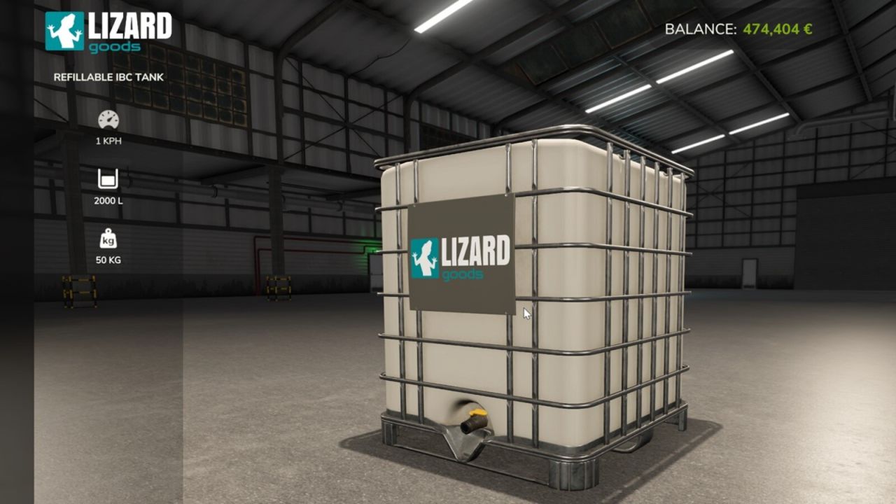 Tanque IBC recargable