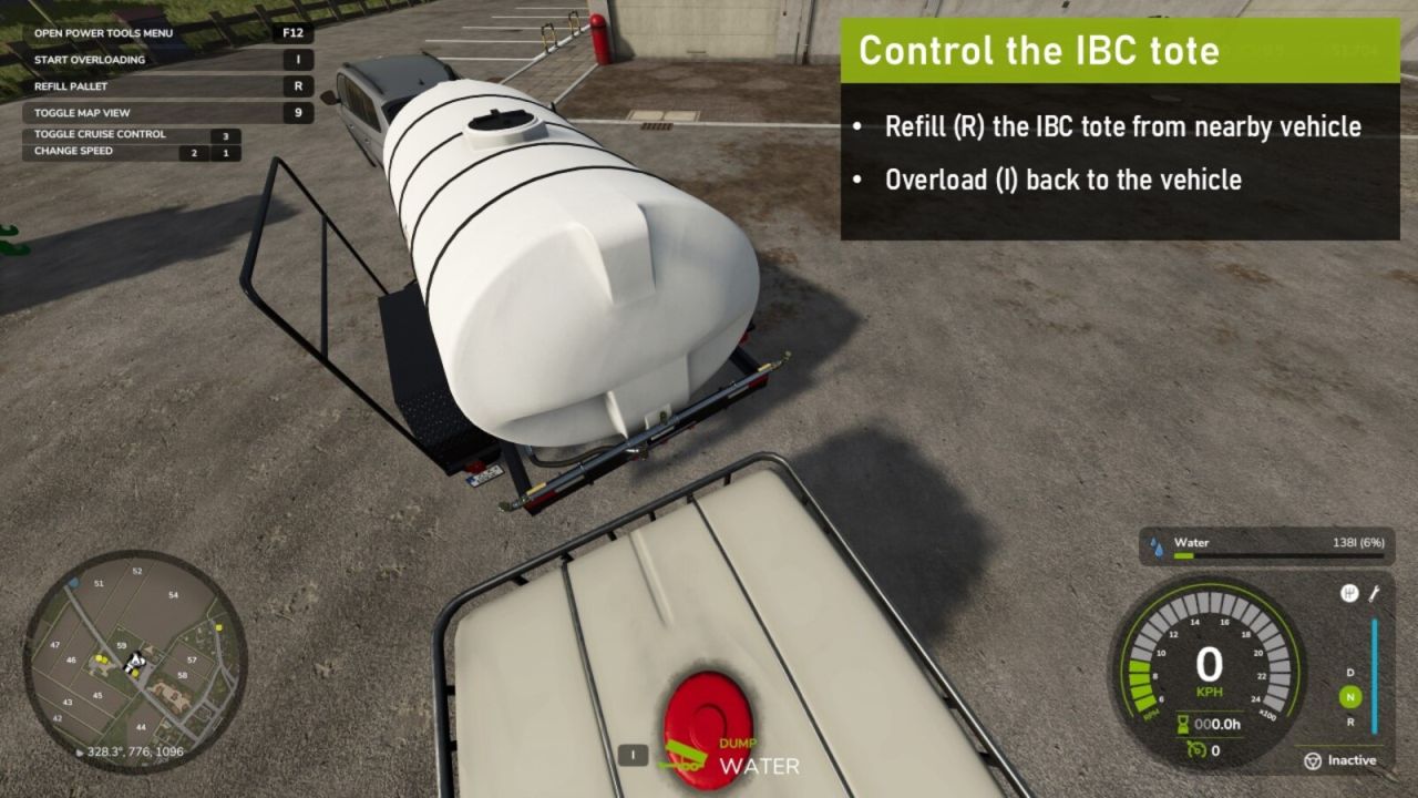 Doldurulabilir IBC Tankı