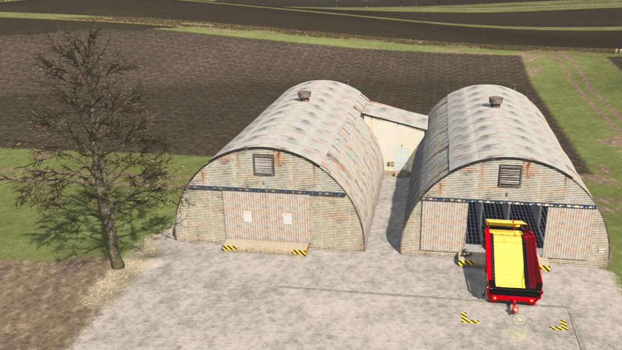 Hangars Quonset Renforcés Pour Plantes Sarclées & Copeaux De Bois