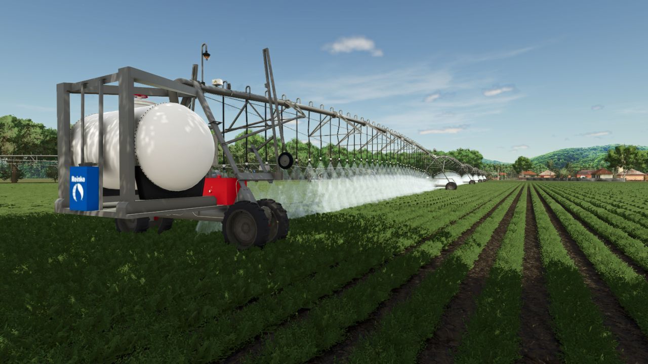 Sistema de irrigação linear Reinke
