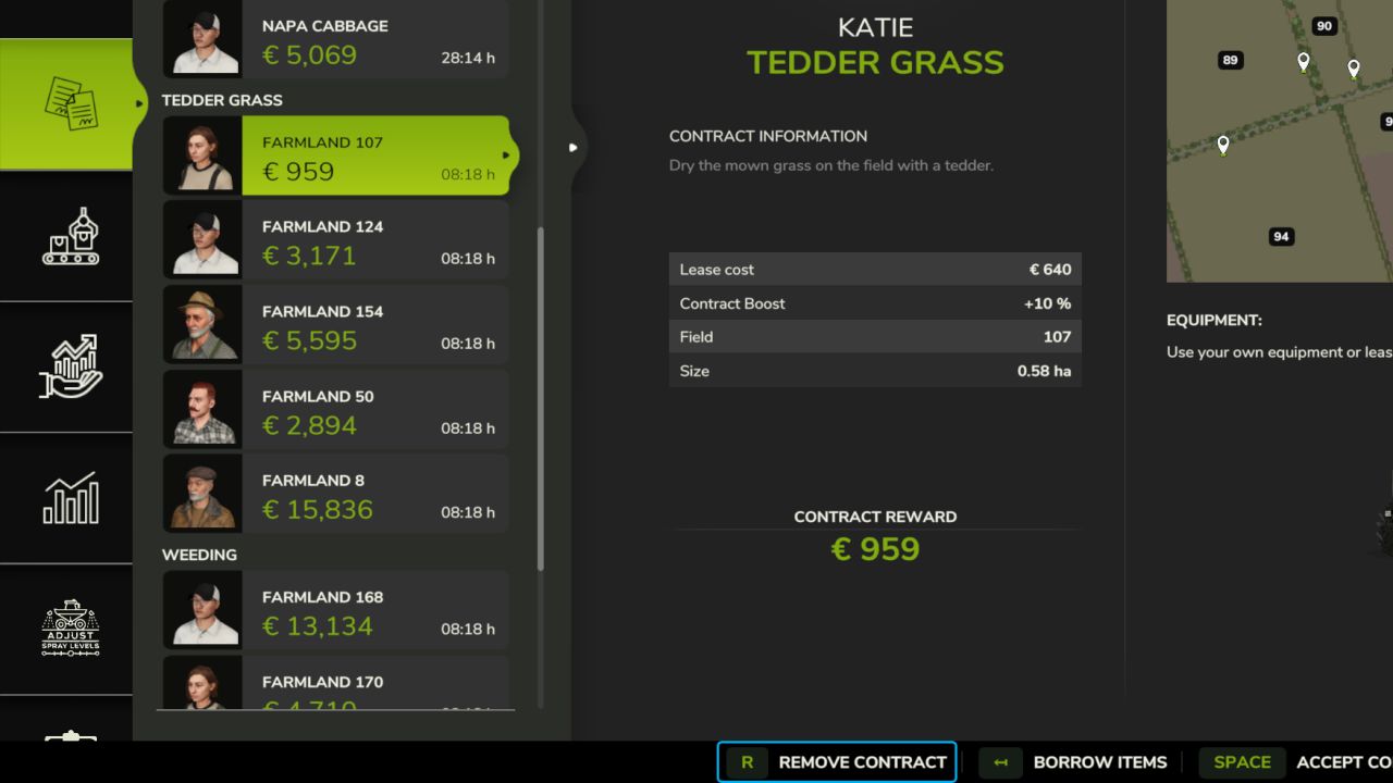 Remove unwanted contracts