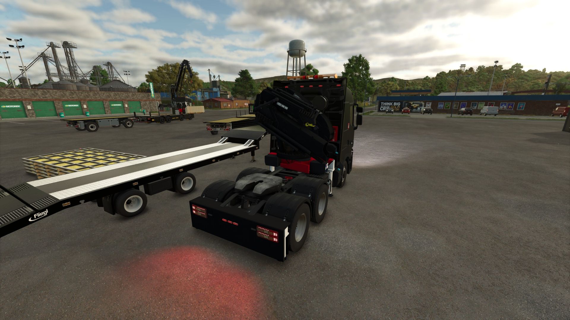 Renault T HMF 60 20 Crane + Fly jib FS25 thumbnail 5