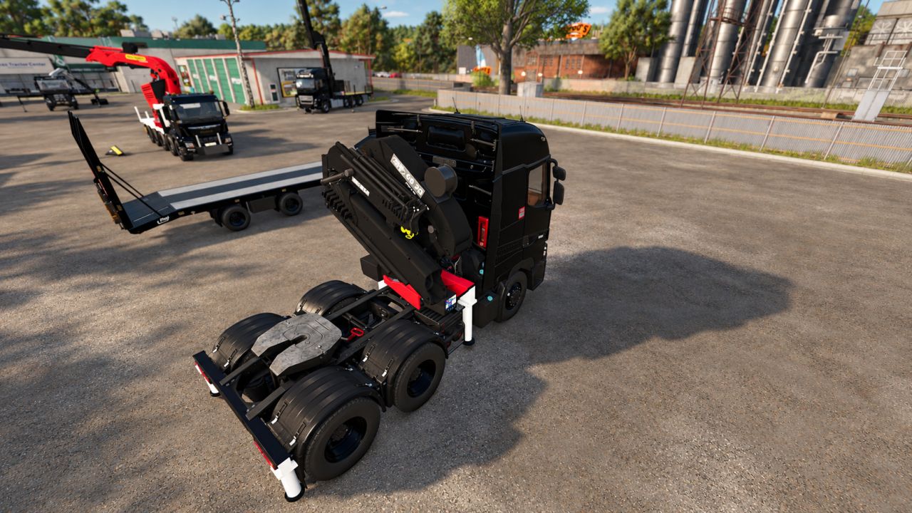 Renault T HMF 60 20 Kran + Zusatzarm