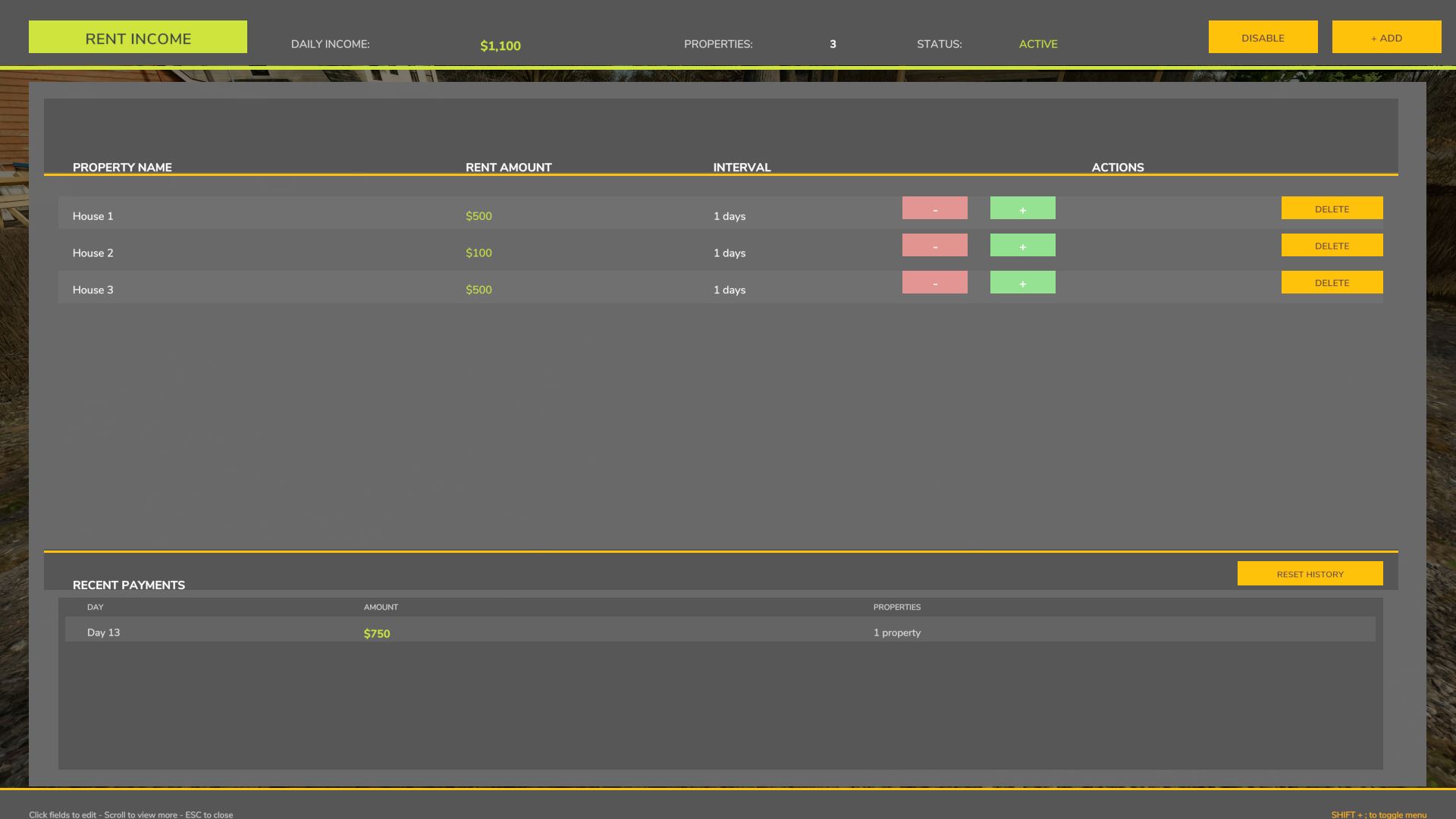 Huurinkomstenmanager