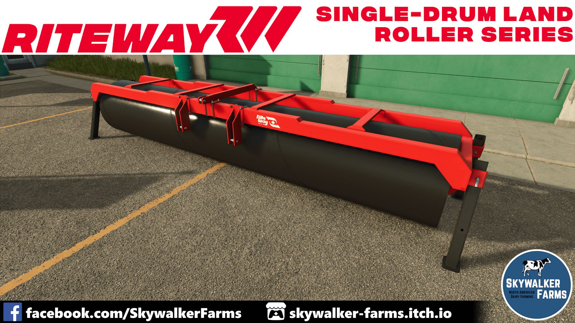 Rite Way Mfg. Rouleau terrestre TPH-20