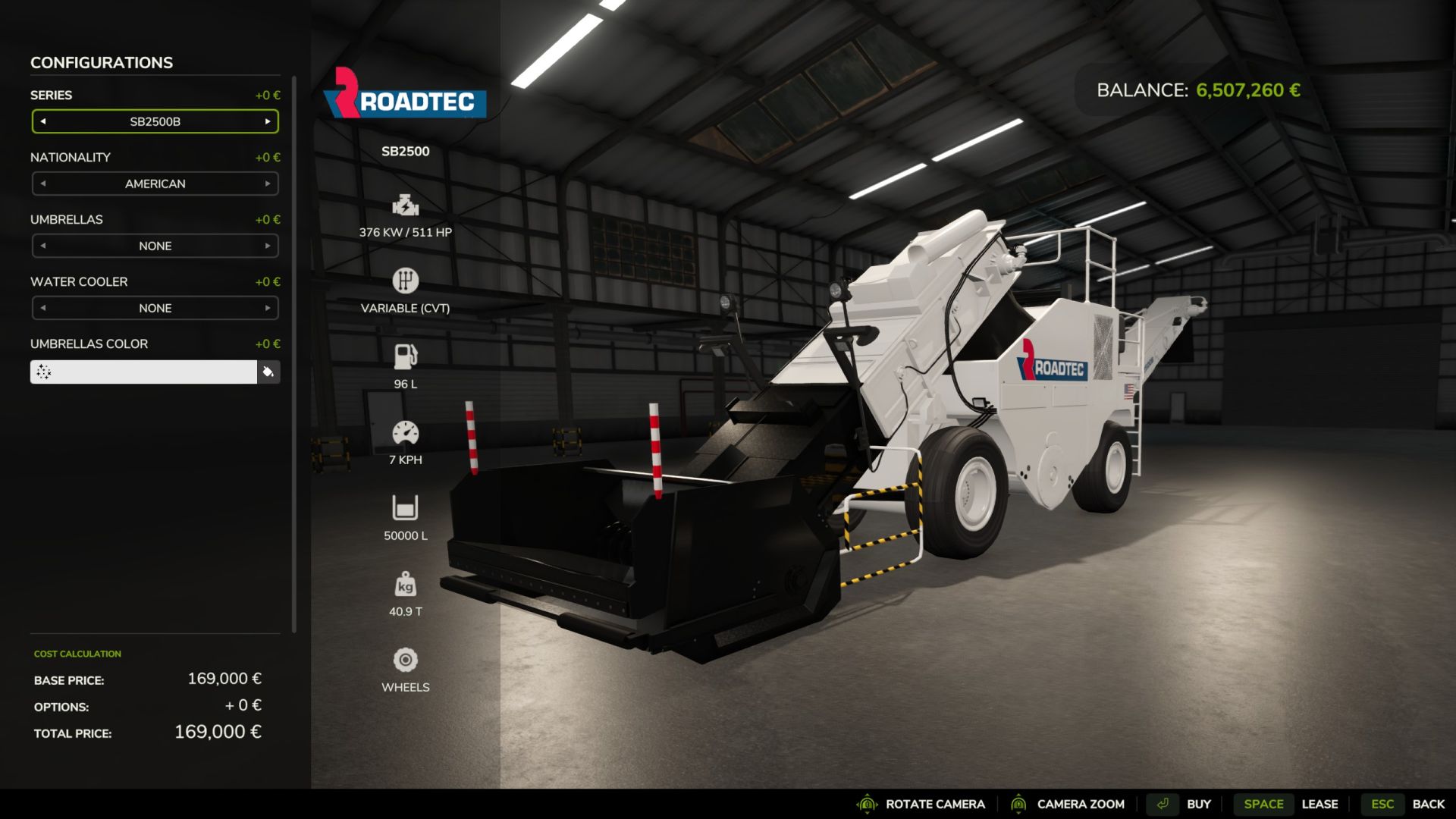 Roadtec SB2500