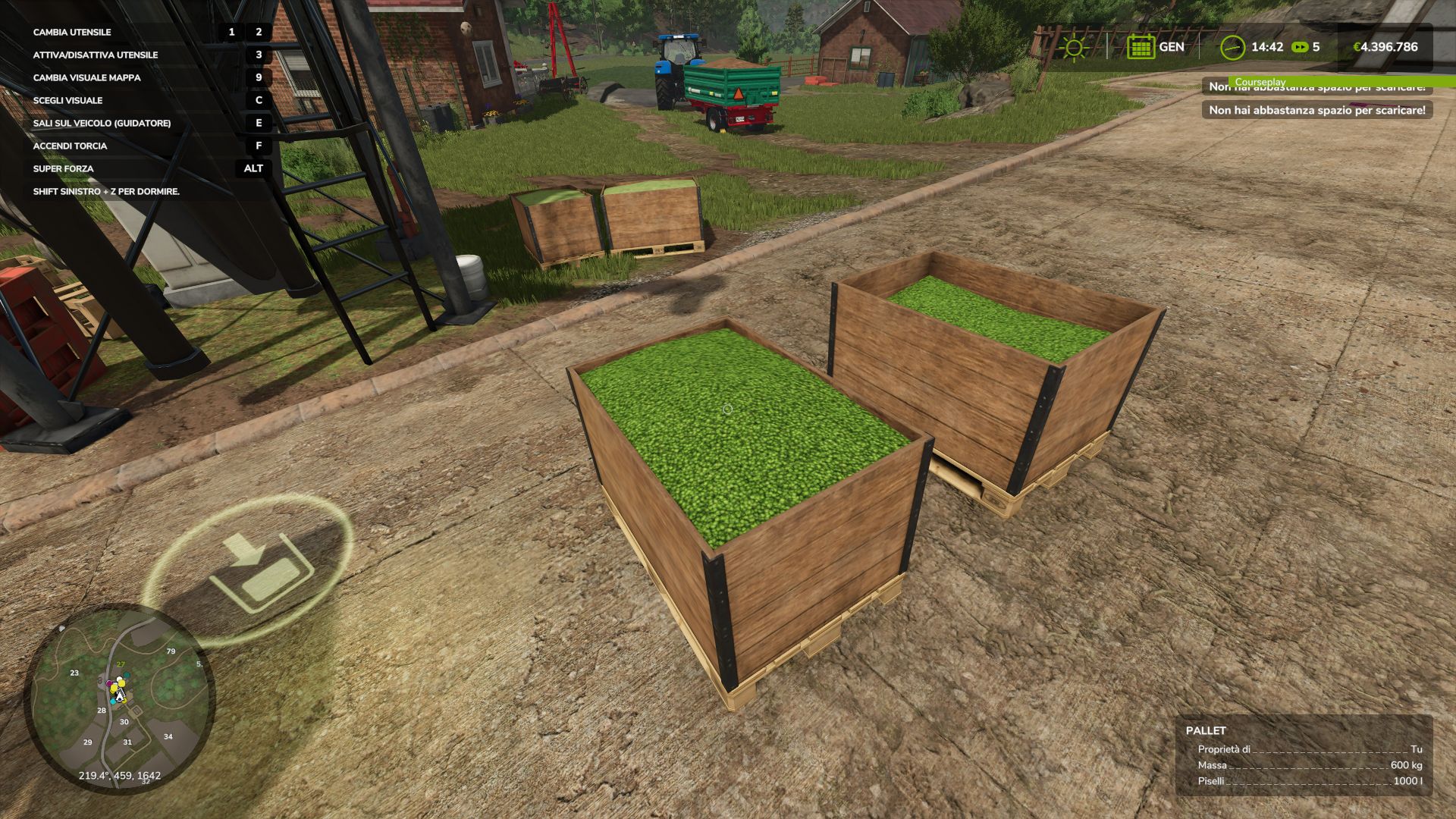 Root crops pallet