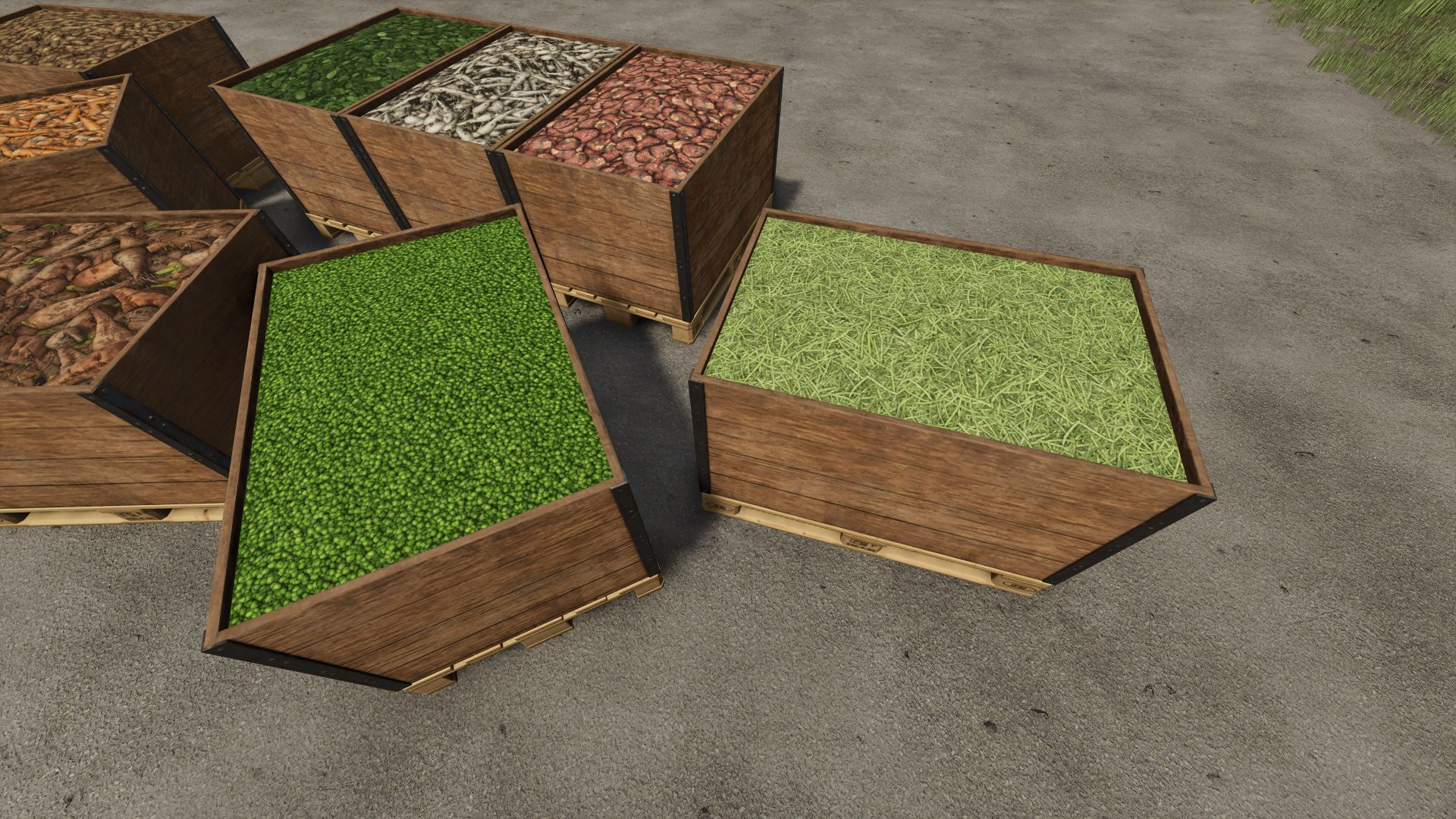 Root crops pallet
