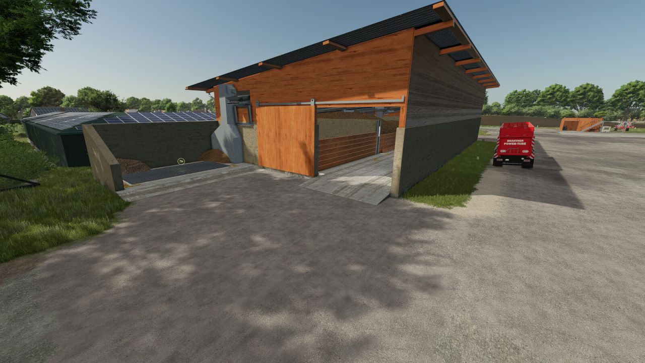 Stoccaggio di radici/trucioli di legno