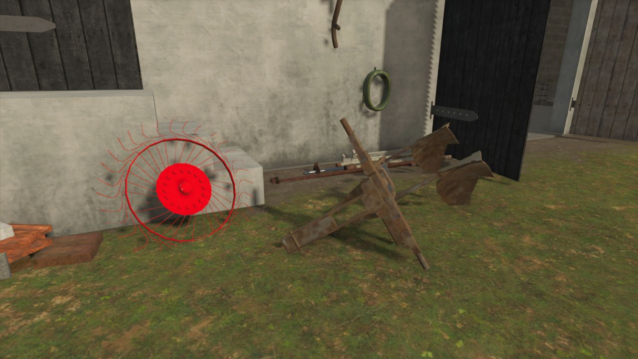 Pack de pièces de véhicules rouillées