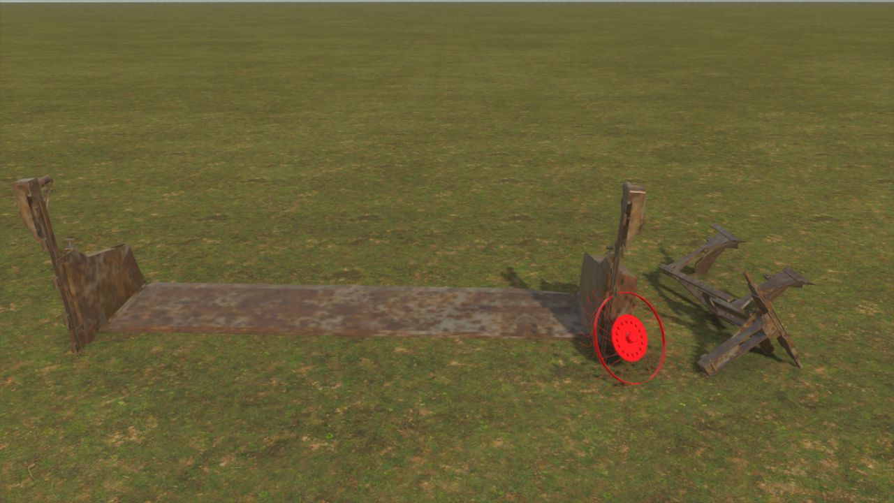 Pack de pièces de véhicules rouillées