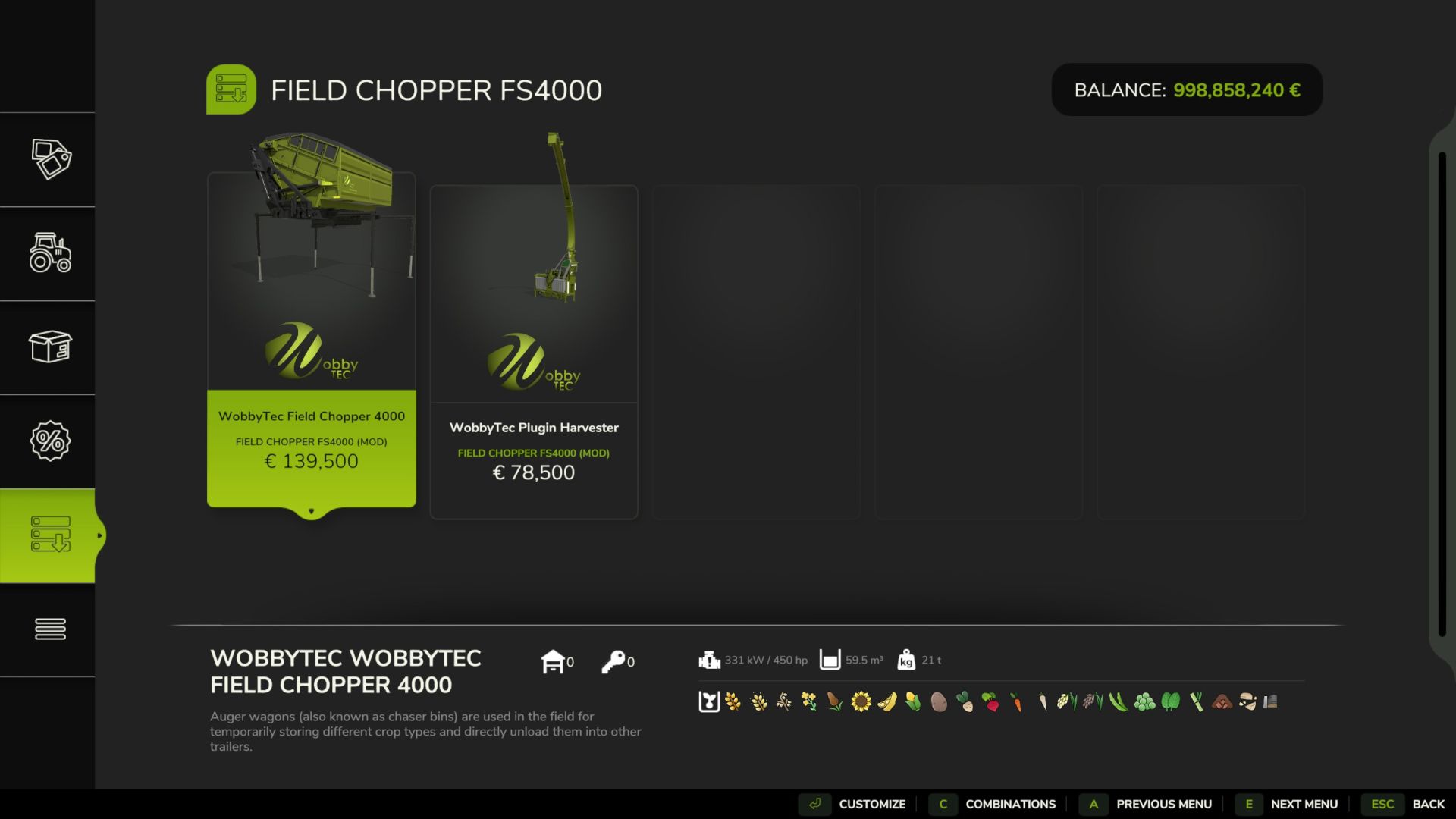 SaddleTrac FieldChopper FS4000