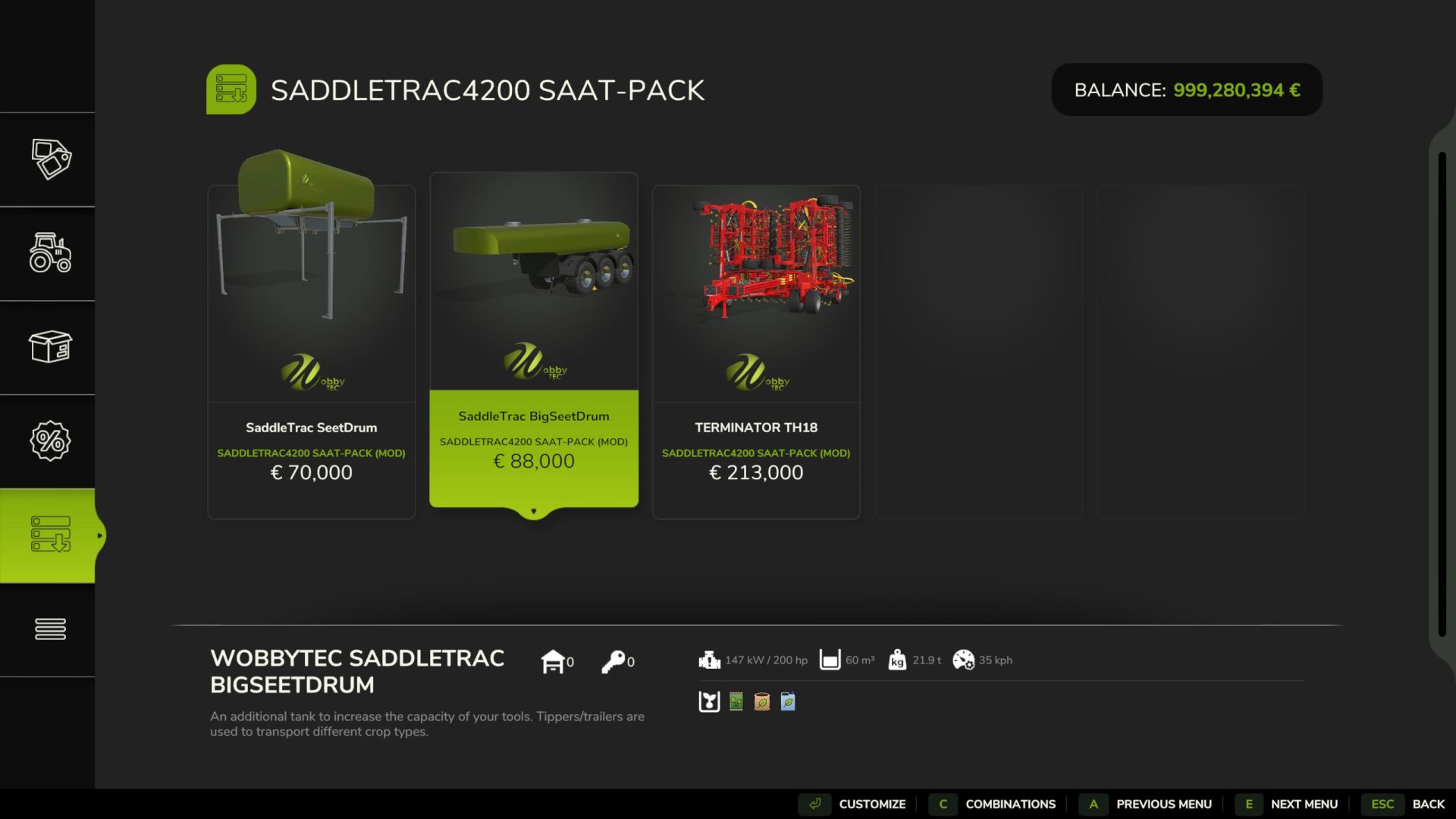 SaddleTrac Xerion 4200 - Saat Pack - WobbyTec -